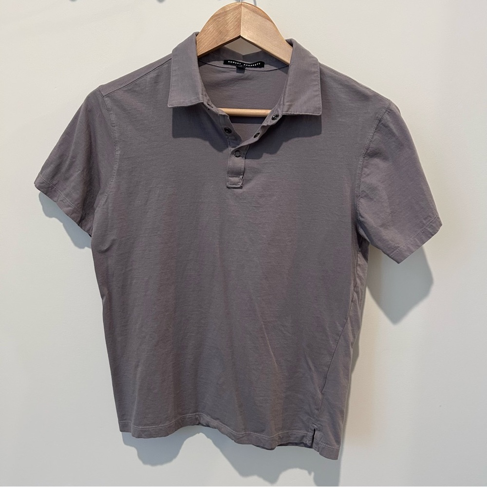 Robert Barakett Slate Gray Polo Shirt Small